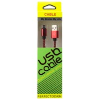 USB-micro USB шнур MyLife 1m красный