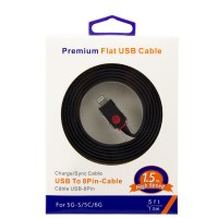 USB-iPhone 5S кабель Premium 1.5m черный