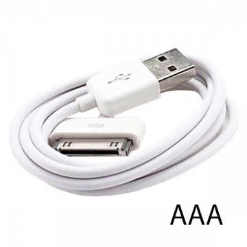USB-iPhone 4S кабель AAA 1m белый в Одессе