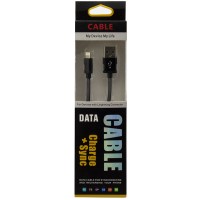 USB-iPhone 5S шнур MyLife Data 1m черный