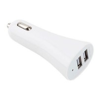 Автомобильное зарядное устройство Long 2USB 2.1A white