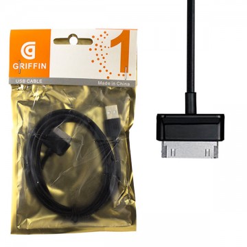USB кабель Griffin Apple Apple 30pin 1m черный в Одессе