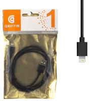 USB кабель Griffin Lightning 1m черный