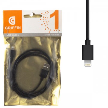 USB кабель Griffin Lightning 1m черный в Одессе