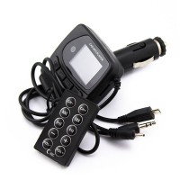 FM модулятор трансмиттер 8in1 c Micro Usb 12-24V прямоугольник