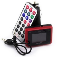 FM модулятор трансмиттер Car Mp3 Player 4in1 красный