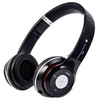 Bluetooth наушники с микрофоном MP3 FM S460 черные