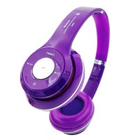 Bluetooth наушники с микрофоном MP3 FM S460 фиолетовые