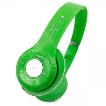 Bluetooth наушники с микрофоном MP3 FM S460 салатовые в Одессе
