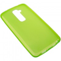 Чехол силиконовый цветной LG G2 зеленый