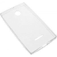 Чехол силиконовый Slim Nokia Lumia 435 прозрачный