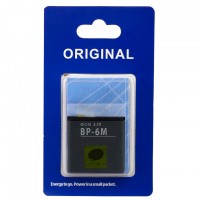 Аккумулятор Nokia BP-6M 1100 mAh 3250, 6151, 6233 AAA класс блистер