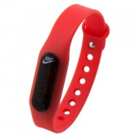 Часы наручные LED Watch 004 Nike Mini красные