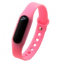 Часы наручные LED Watch 004 Nike Mini розовые