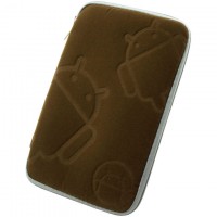 чехол-сумка 7″ Android бархатный коричневый