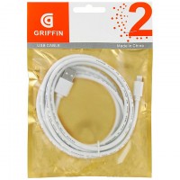 USB - Lightning шнур Griffin для iPhone 5S white 2m