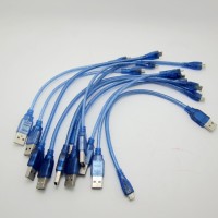 Кабель Micro USB - USB 0.25m синий