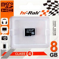 Карта памяти micro SD HI-RALI 8GB class 4