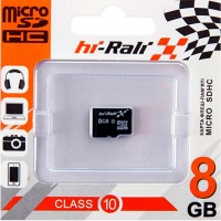 Карта памяти micro SD HI-RALI 8GB class 10