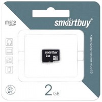 Карта памяти micro SD Smartbuy 2GB
