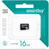 Карта памяти micro SD Smartbuy 16GB class 4