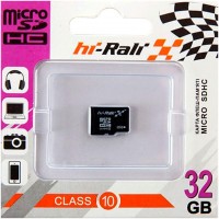 Карта памяти micro SD HI-RALI 32GB class 10