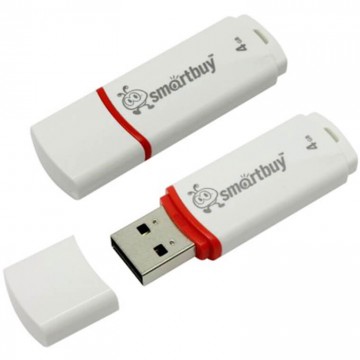 USB Флешка 4GB Smartbuy Crown White в Одессе