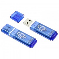 USB Флешка 4GB Smartbuy Glossy series Blue