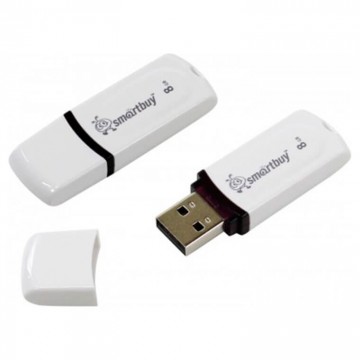 USB Флешка 8GB Smartbuy Paean White в Одессе