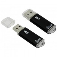 USB Флешка 8GB Smartbuy V-Cut Black