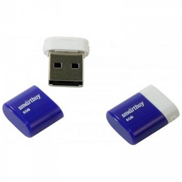 USB Флешка 8GB Smartbuy Lara Blue в Одессе