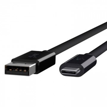 USB кабель Belkin Type-C 1m тех.пакет черный в Одессе