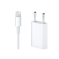 Сетевое зарядное устройство Apple 2in1 1USB 1.0A Lightning white AAA