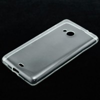 Чехол силиконовый Slim Nokia Lumia 535 прозрачный