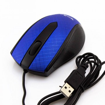 Мышь проводная Optical Mouse WB-19 синяя в Одессе