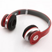 Bluetooth наушники с микрофоном MP3 FM S450 красные