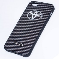 Чехол силиконовый Apple iPhone 5 logo TOYOTA