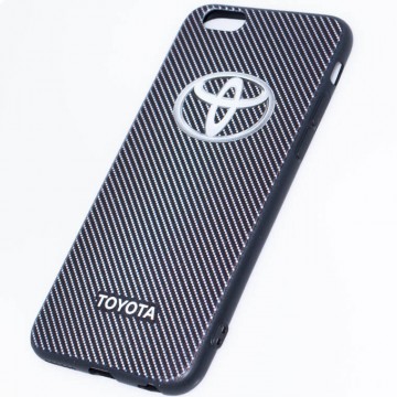 Чехол силиконовый Apple iPhone 6 logo TOYOTA в Одессе