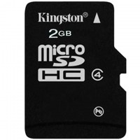 Карта памяти micro SD Kingstone 2GB без упаковки