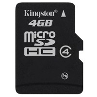 Карта памяти micro SD Kingstone 4GB без упаковки