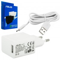 Сетевое зарядное устройство ASUS 2in1 5.2V 1.35A 1USB micro-USB white