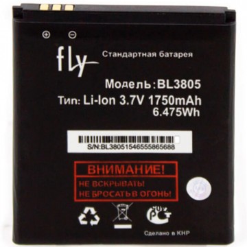 Аккумулятор Fly BL3805 1750 mAh IQ4404 AAAA/Original тех.пакет в Одессе