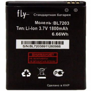 Аккумулятор Fly BL7203 1800 mAh IQ4405 AAAA/Original тех.пакет в Одессе