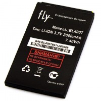 Аккумулятор Fly BL4007 2000 mAh DS123 AAAA/Original тех.пакет