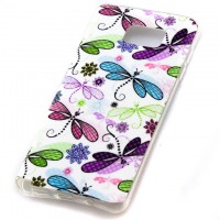 Чехол силиконовый Samsung Note 5 N920 Butterflies