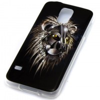 Чехол силиконовый Samsung S5 G900, G9006, G9008 Lion