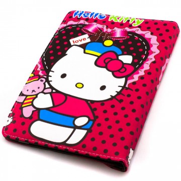 Чехол-книжка 10 дюймов с разворотом, уголки-резинка Hello Kitty Red в Одессе