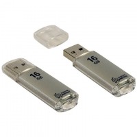 USB Флешка 16GB Smartbuy V-Cut Silver