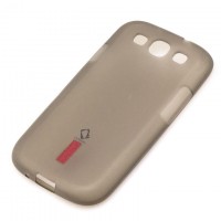 Чехол силиконовый+пленка Samsung S3 i9300, i9305, i9308 matte затемненный