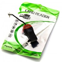 Картридер USB Card Reader MicroSD black